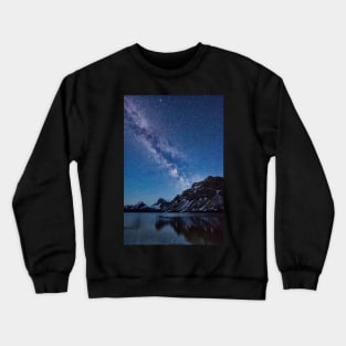 Bow Lake's Dramatic Summer Skies Crewneck Sweatshirt